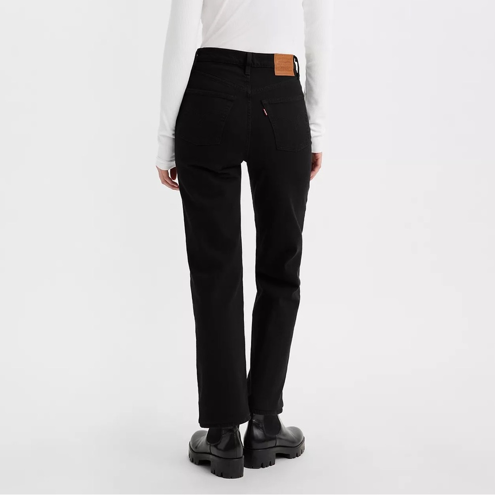 Levi’s black ribcage straight ankle jeans size 29